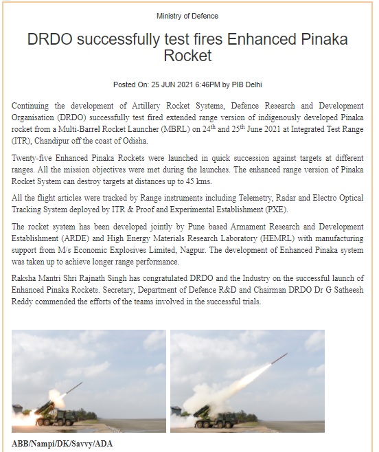 Radar install on rocket launcher