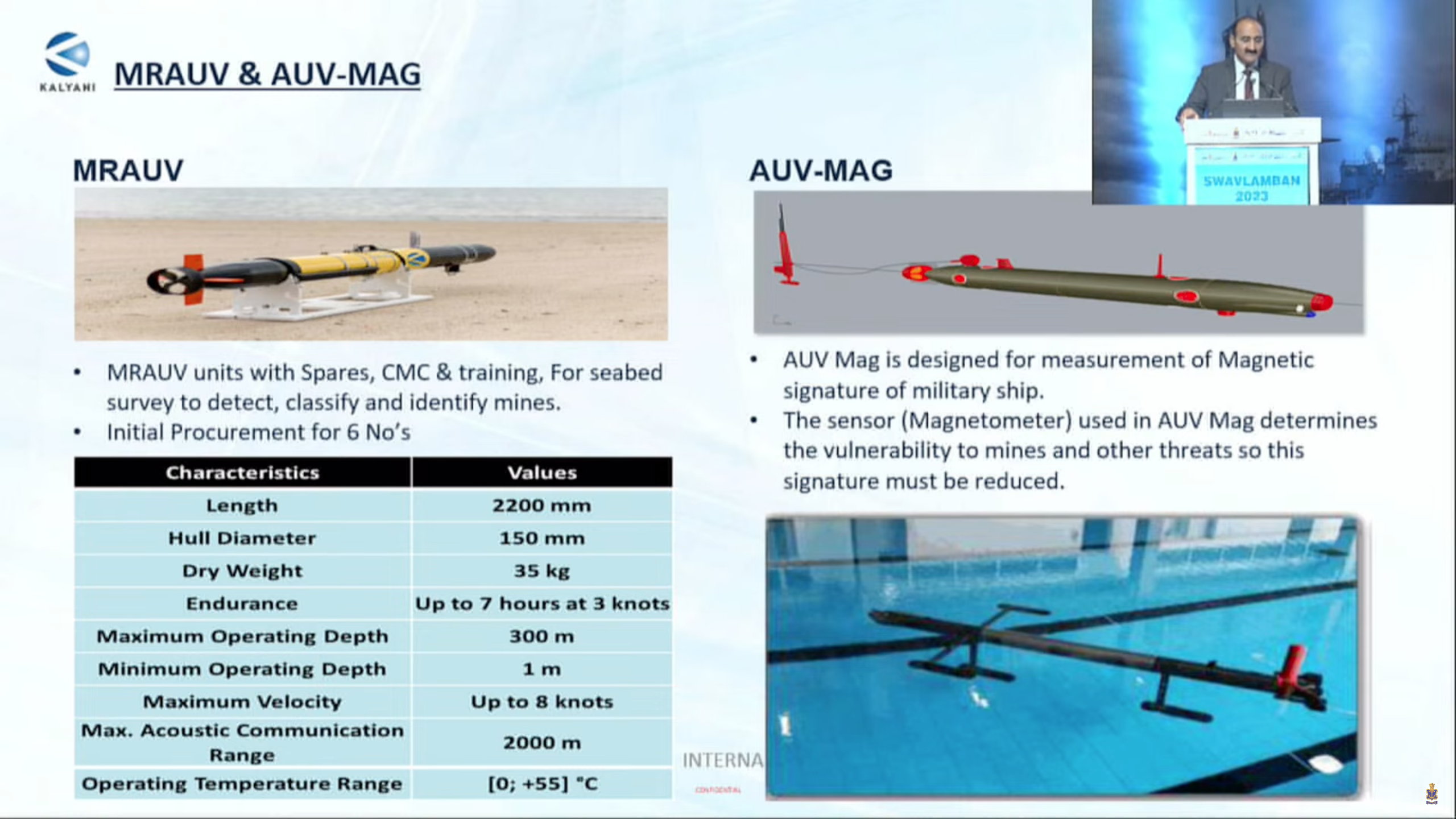 Kalyani group MRAUV & AUV-MAG