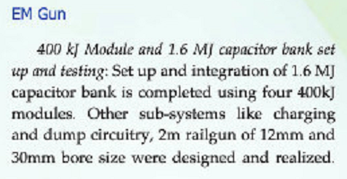 DRDO Electromagnetic Gun