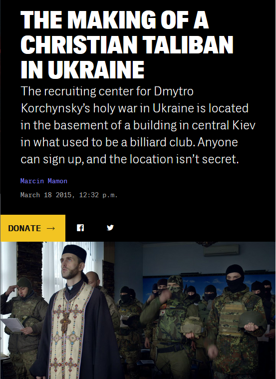 Intercept: The Making of a Christian Taliban in Ukraine